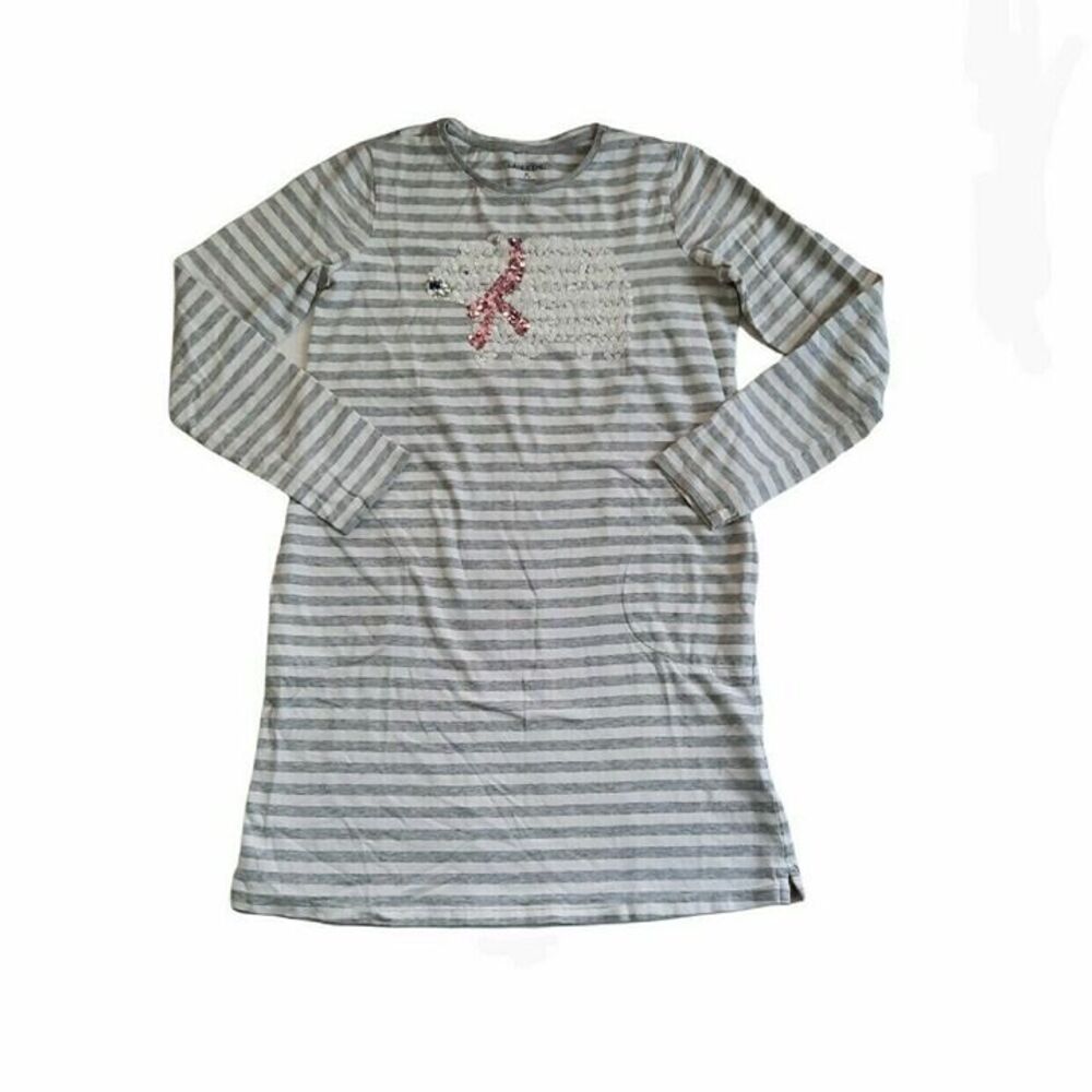 Lands End Girls Polar Bear Dress 10/12